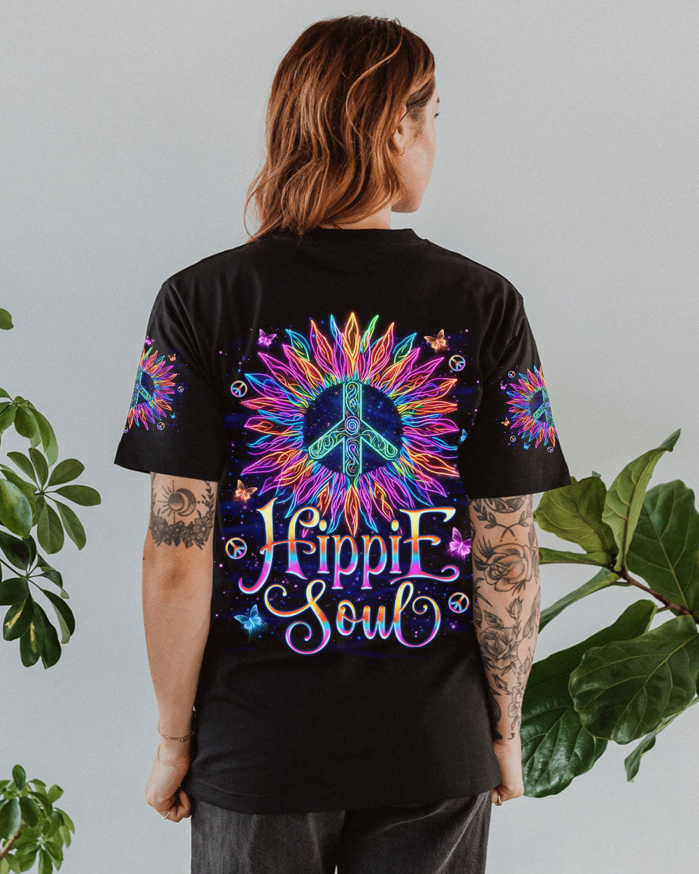 HIPPIE SOUL SUNFLOWER NEON ALL OVER PRINT - TLNO0911242