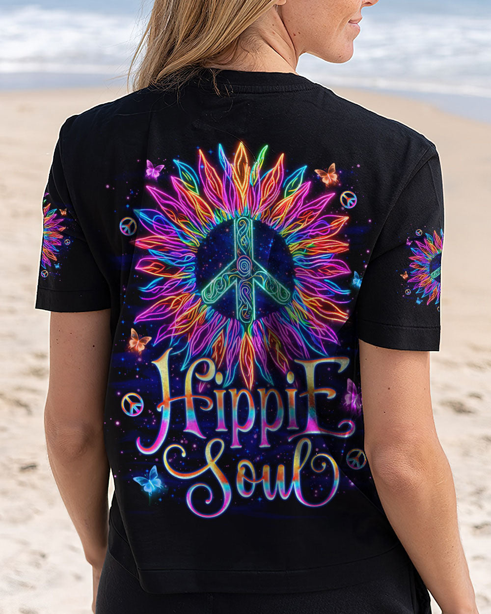 HIPPIE SOUL SUNFLOWER NEON ALL OVER PRINT - TLNO0911242
