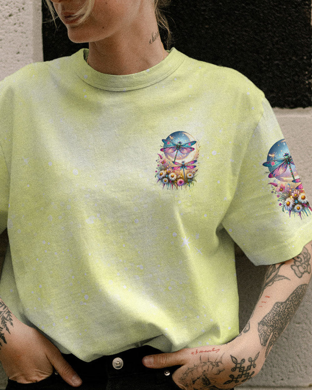 MAY YOU TOUCH DRAGONFLIES AND STARS ALL OVER PRINT - TLNO0912231
