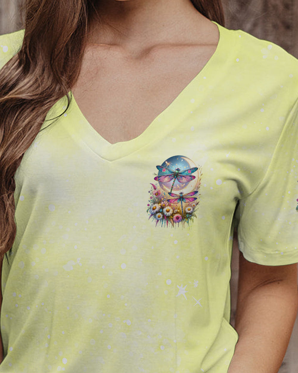 MAY YOU TOUCH DRAGONFLIES AND STARS ALL OVER PRINT - TLNO0912231