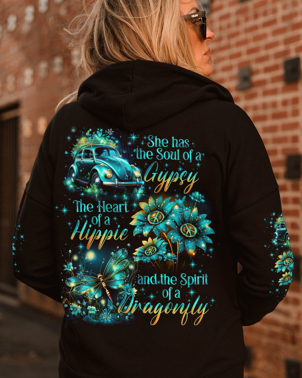 SPIRIT OF A DRAGONFLY SPARKLES ALL OVER PRINT - TLNO1001241