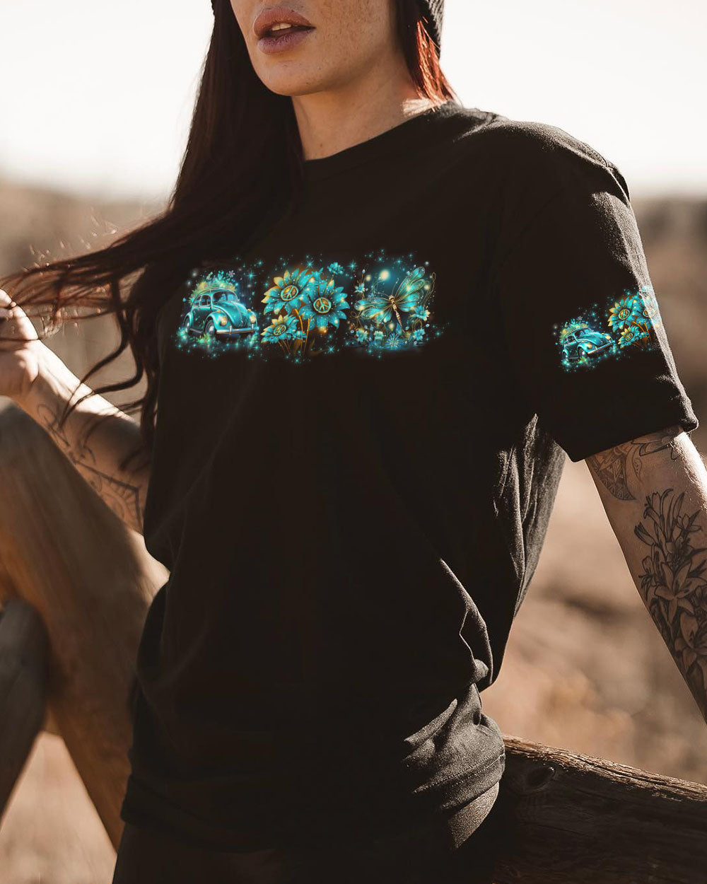 SPIRIT OF A DRAGONFLY SPARKLES ALL OVER PRINT - TLNO1001241
