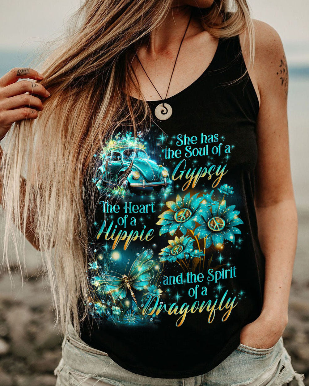 SPIRIT OF A DRAGONFLY SPARKLES ALL OVER PRINT - TLNO1001241