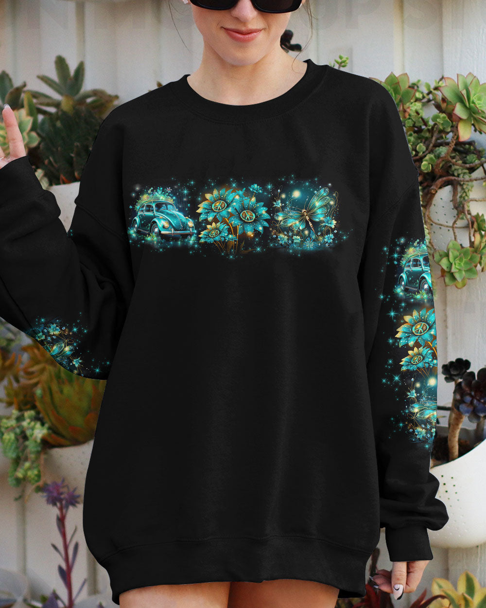 SPIRIT OF A DRAGONFLY SPARKLES ALL OVER PRINT - TLNO1001241