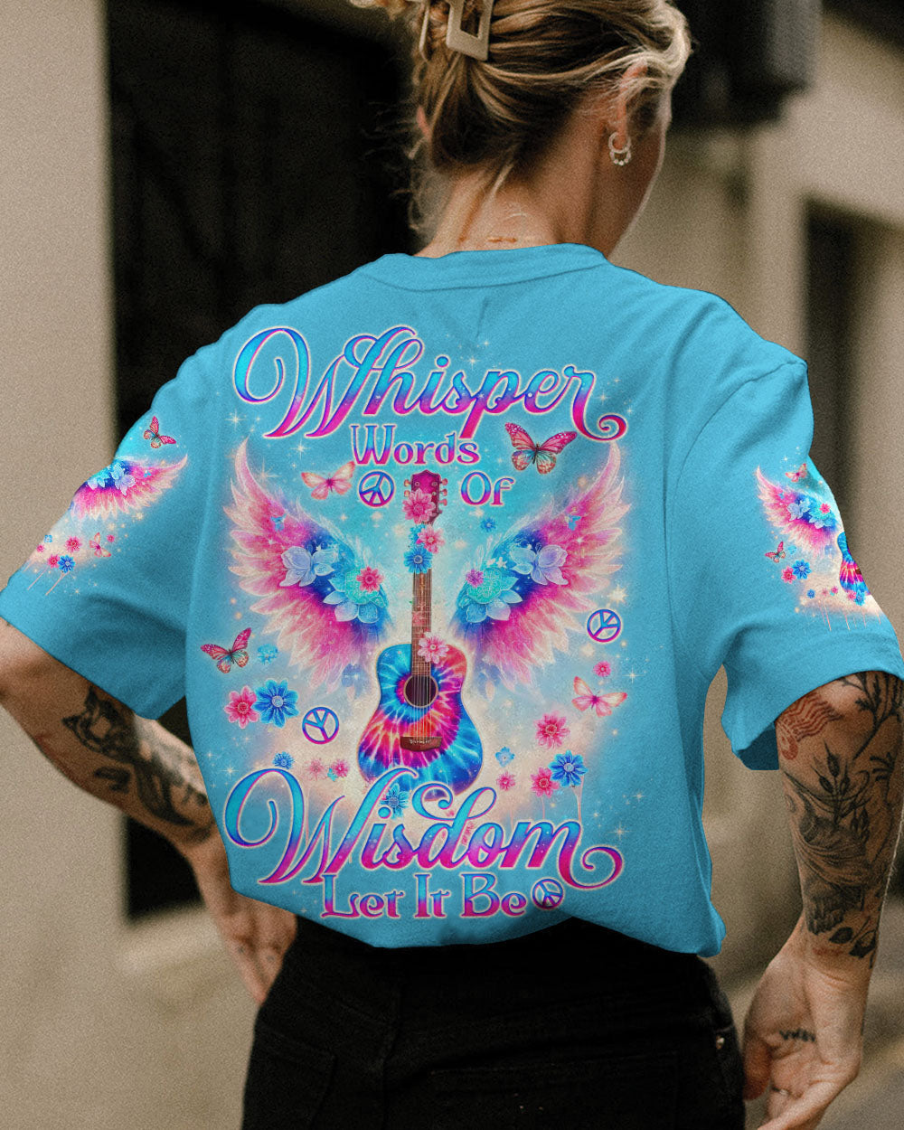 WHISPER WORDS OF WISDOM GUITAR WINGS ALL OVER PRINT - TLNO1006241
