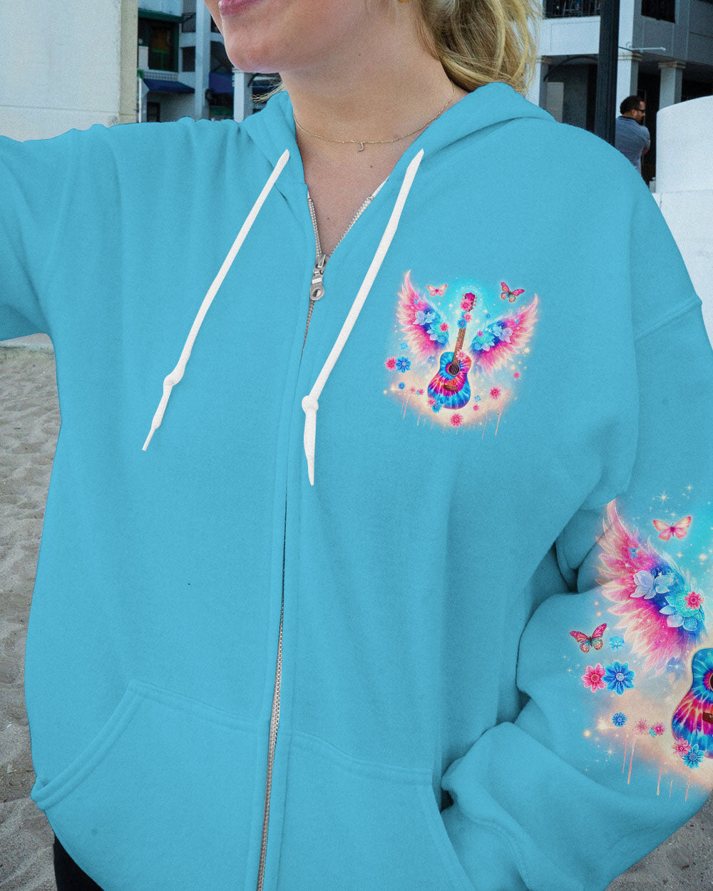 WHISPER WORDS OF WISDOM GUITAR WINGS ALL OVER PRINT - TLNO1006241