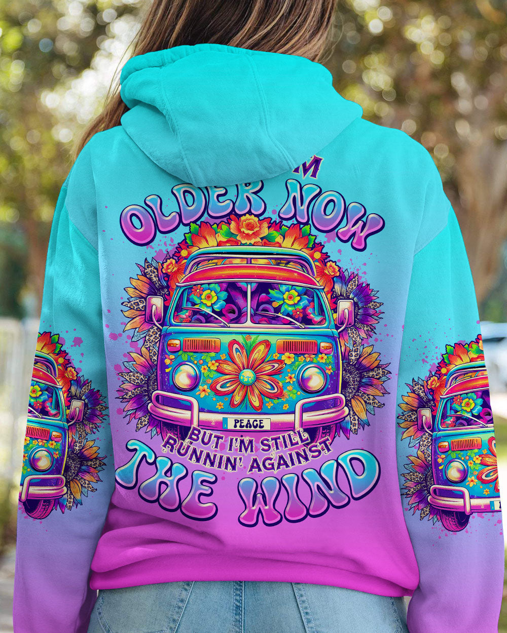 RUNNING AGAINST THE WIND COLORFUL ALL OVER PRINT - TLNO1108231