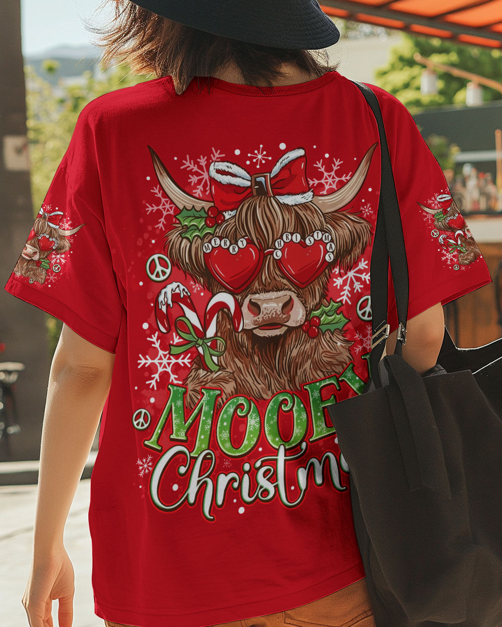 MOOEY CHRISTMAS COW ALL OVER PRINT - TLNO1111252