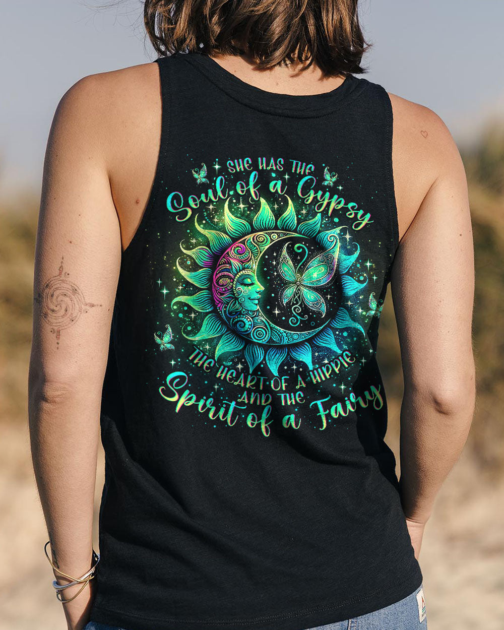 SPIRIT OF A FAIRY SUN MOON ALL OVER PRINT - TLNO1201241