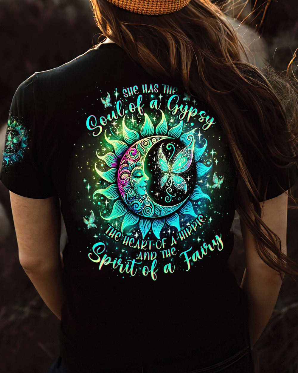 SPIRIT OF A FAIRY SUN MOON ALL OVER PRINT - TLNO1201241