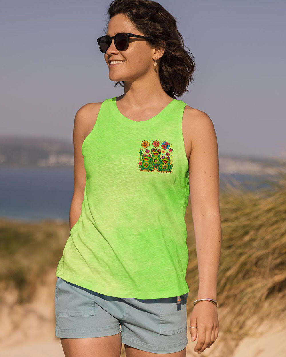GOOD TIMES CRAZY FRIEND FROG ALL OVER PRINT  - TLNO1205251