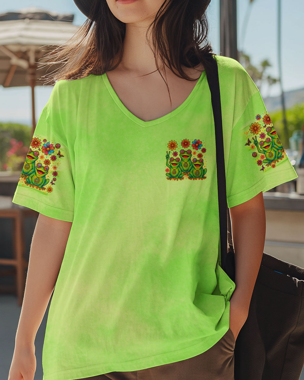 GOOD TIMES CRAZY FRIEND FROG ALL OVER PRINT  - TLNO1205251