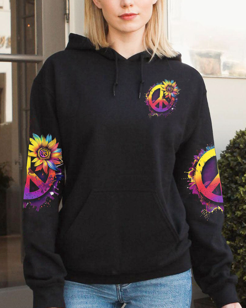 LET IT BE SUNFLOWER COLORFUL ALL OVER PRINT - TLNO1207231