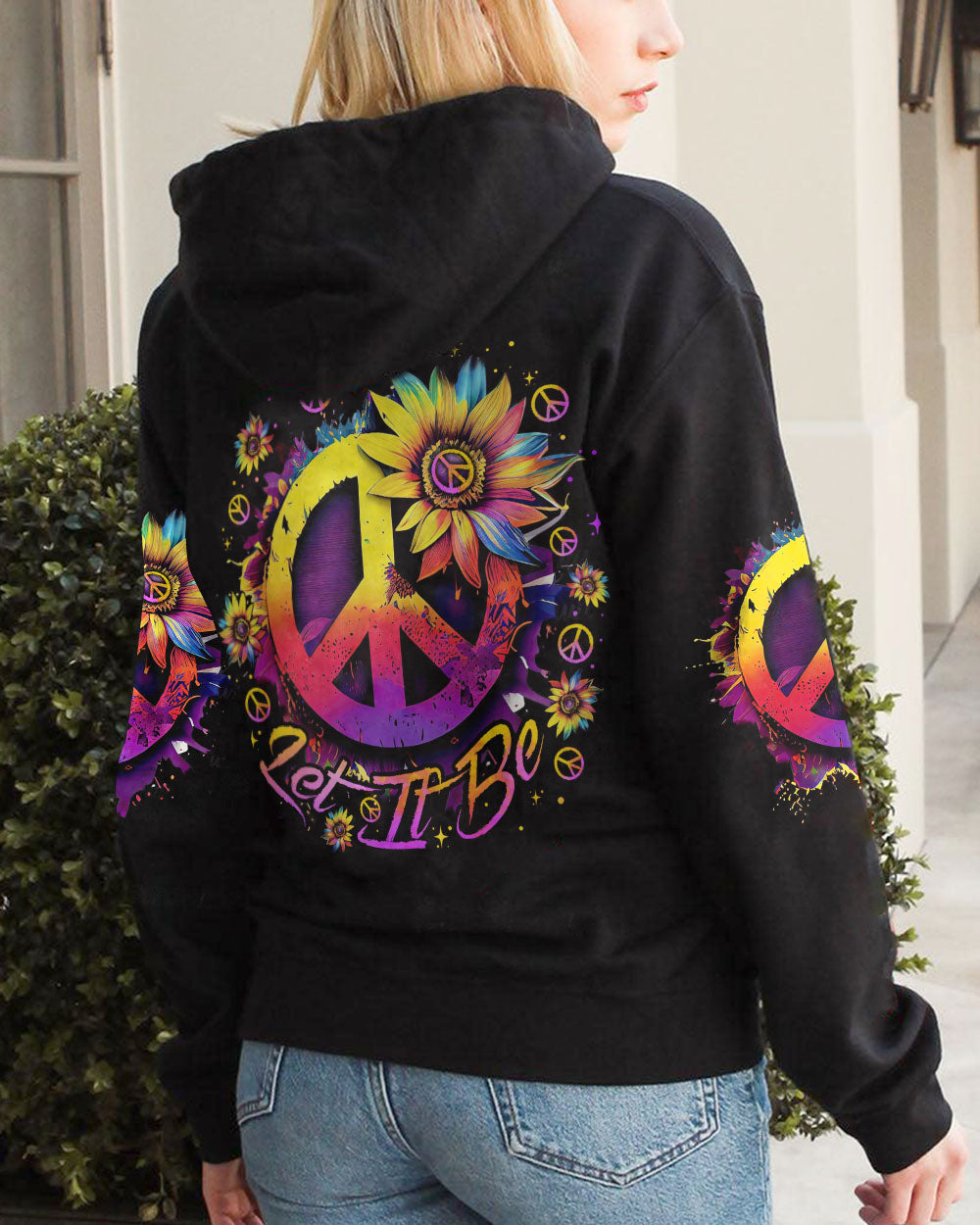 LET IT BE SUNFLOWER COLORFUL ALL OVER PRINT - TLNO1207231