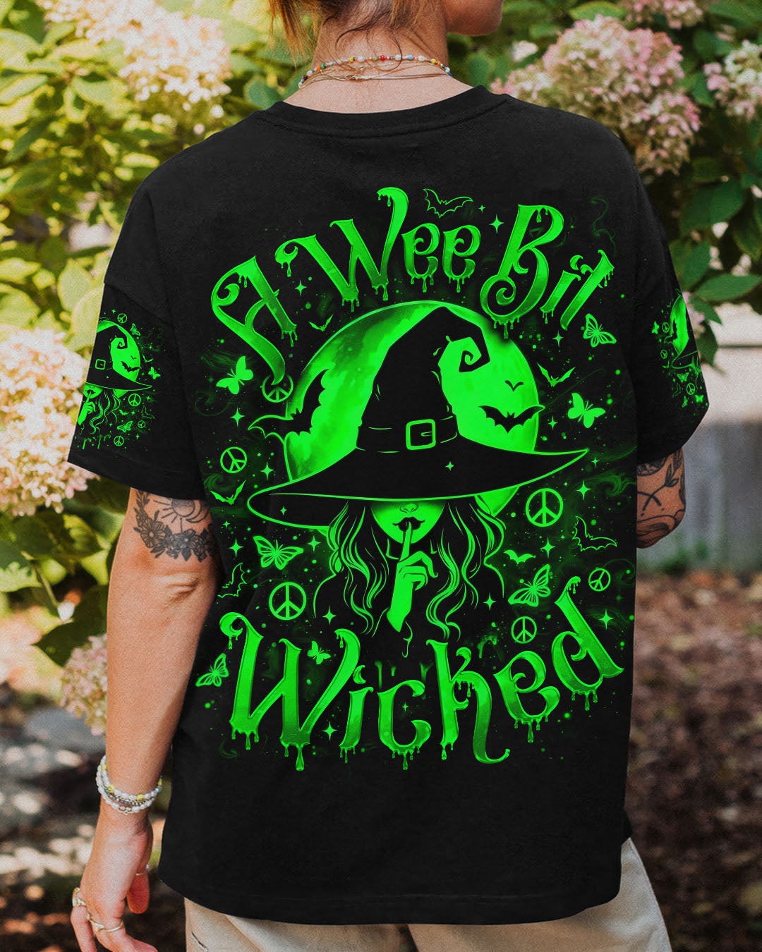 A WEE BIT WICKED HALLOWEEN ALL OVER PRINT - TLNO1207251