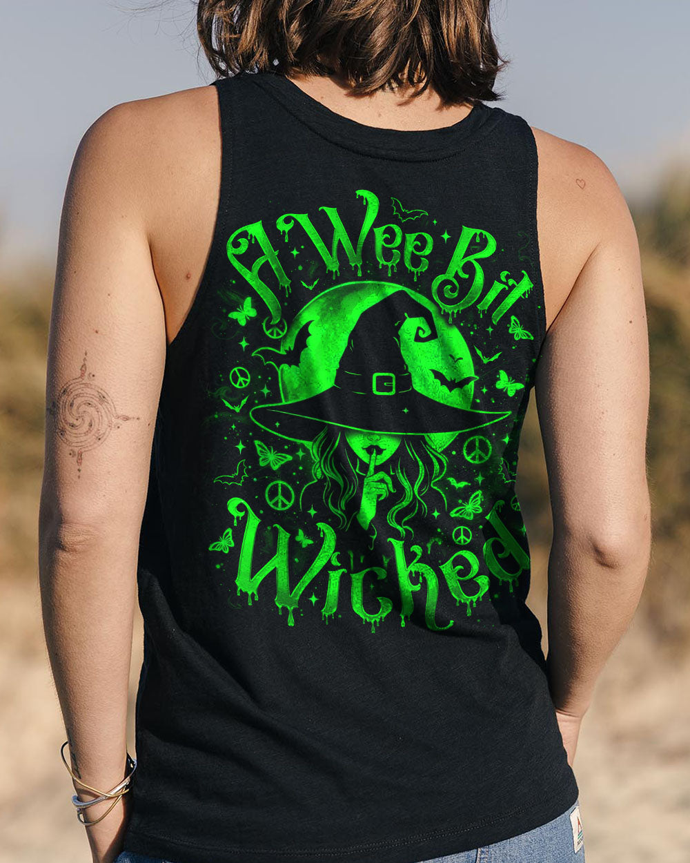 A WEE BIT WICKED HALLOWEEN ALL OVER PRINT - TLNO1207251