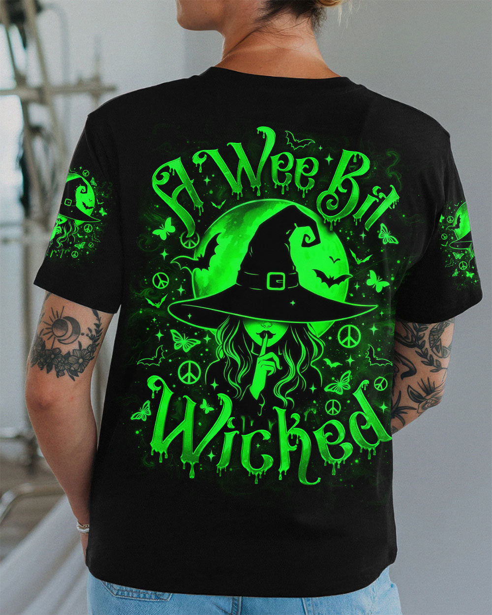 A WEE BIT WICKED HALLOWEEN ALL OVER PRINT - TLNO1207251