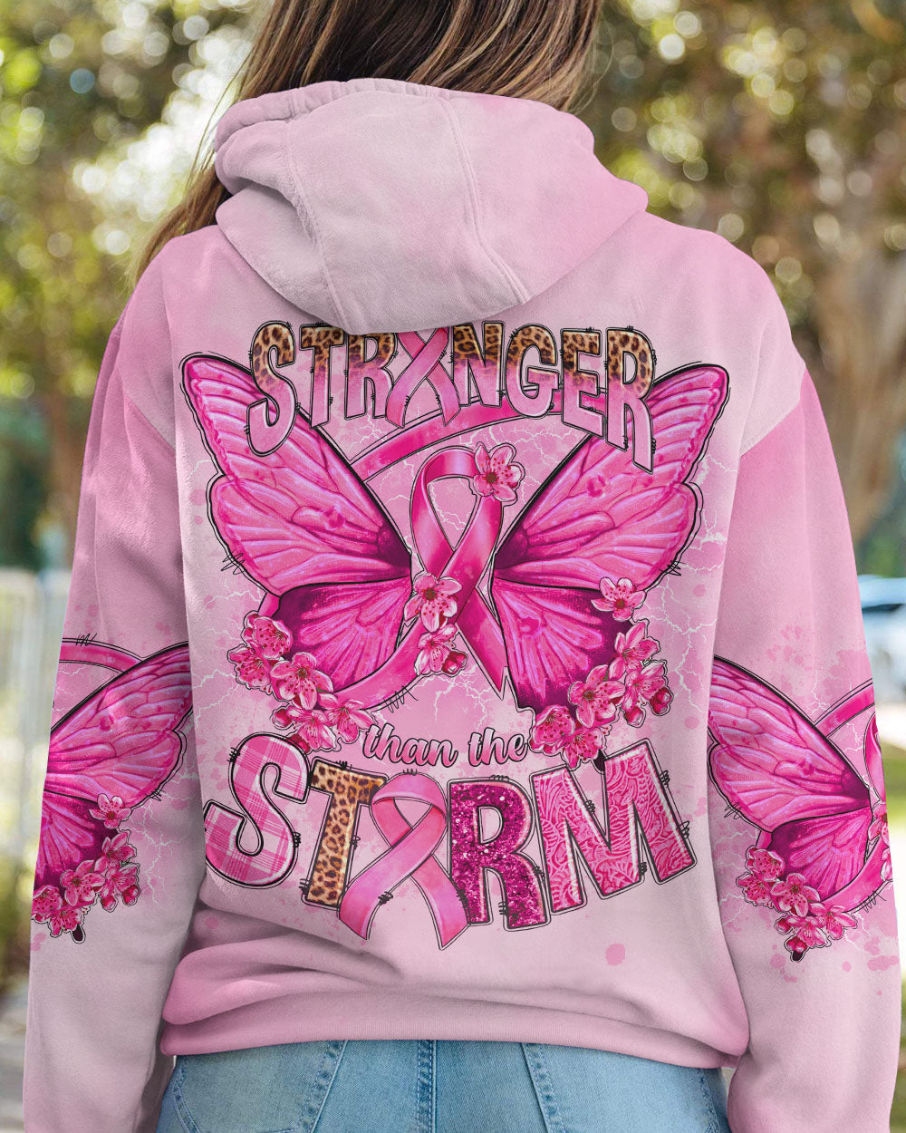 STRONGER THAN THE STORM BUTTERFLY ALL OVER PRINT - TLNO1208231