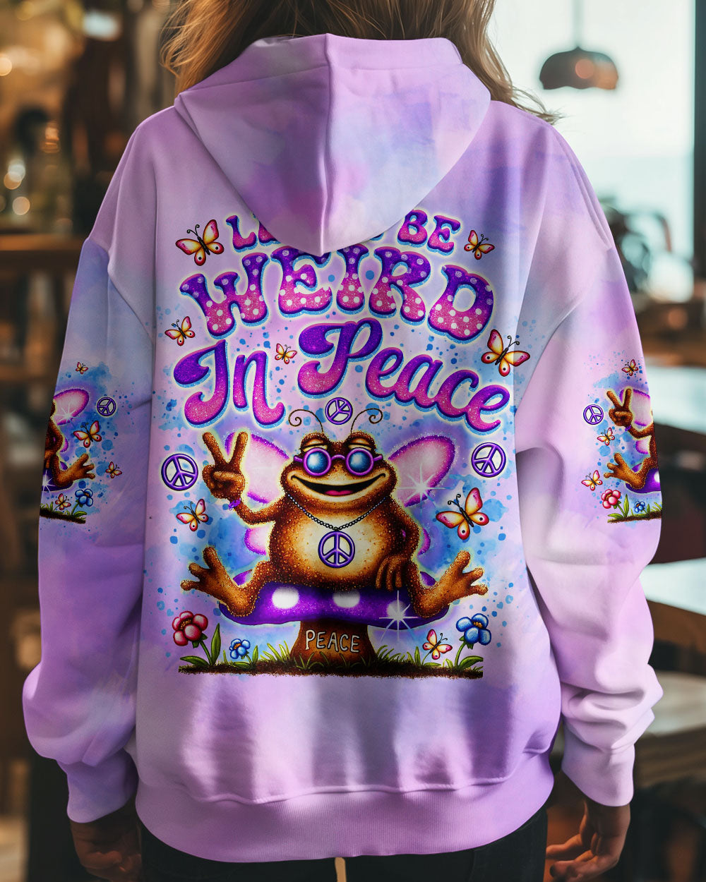 LET ME BE WEIRD IN PEACE TOAD ALL OVER PRINT - TLNO1209243