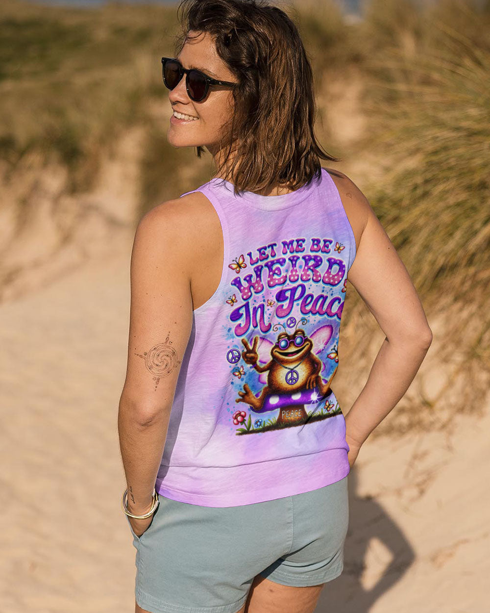 LET ME BE WEIRD IN PEACE TOAD ALL OVER PRINT - TLNO1209243