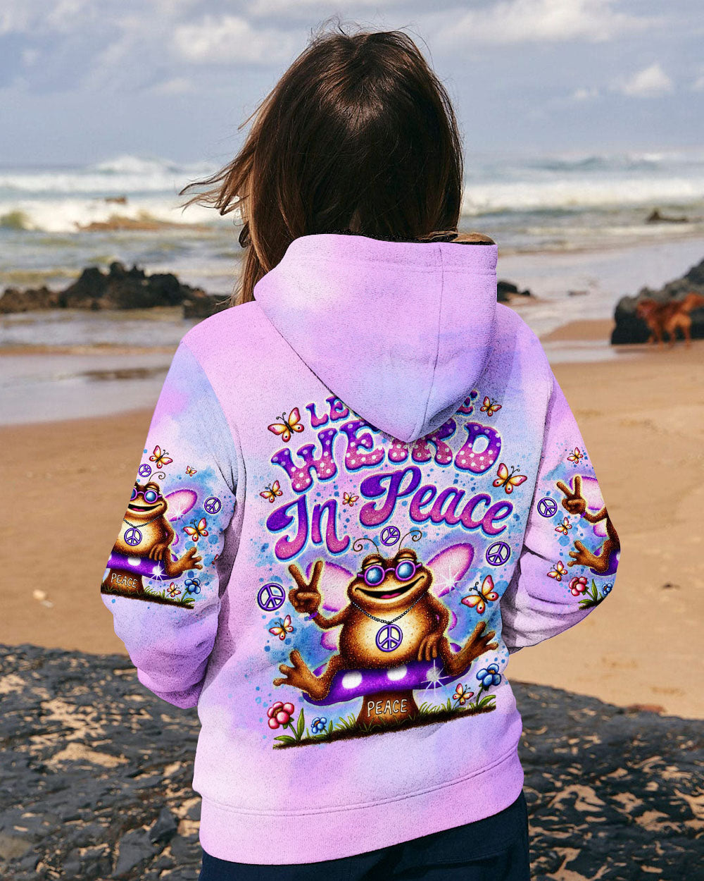 LET ME BE WEIRD IN PEACE TOAD ALL OVER PRINT - TLNO1209243