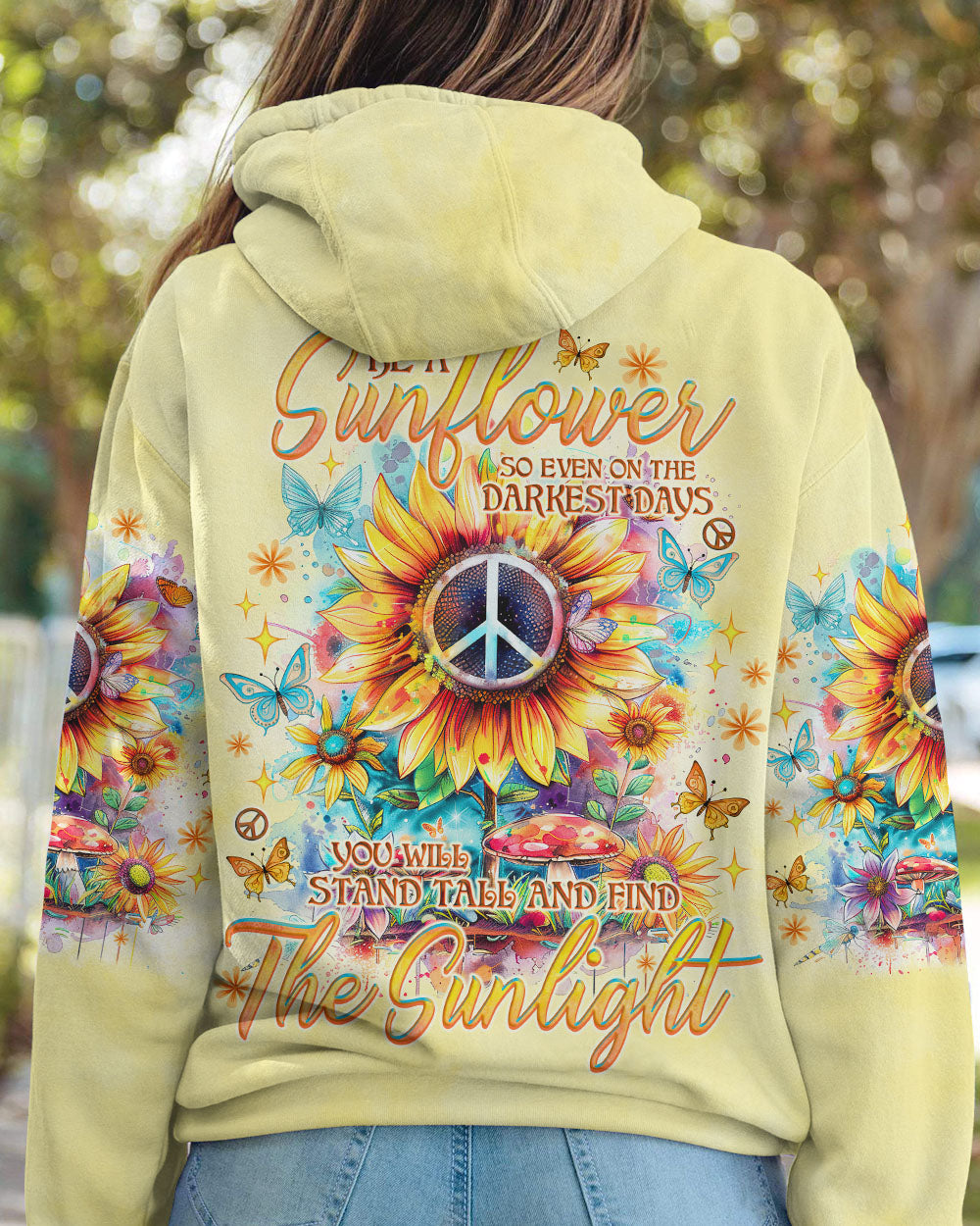 BE A SUNFLOWER ALL OVER PRINT - TLNO1308241
