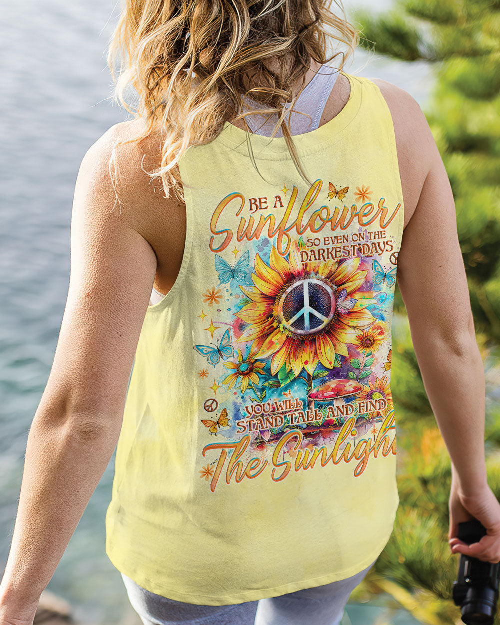 BE A SUNFLOWER ALL OVER PRINT - TLNO1308241