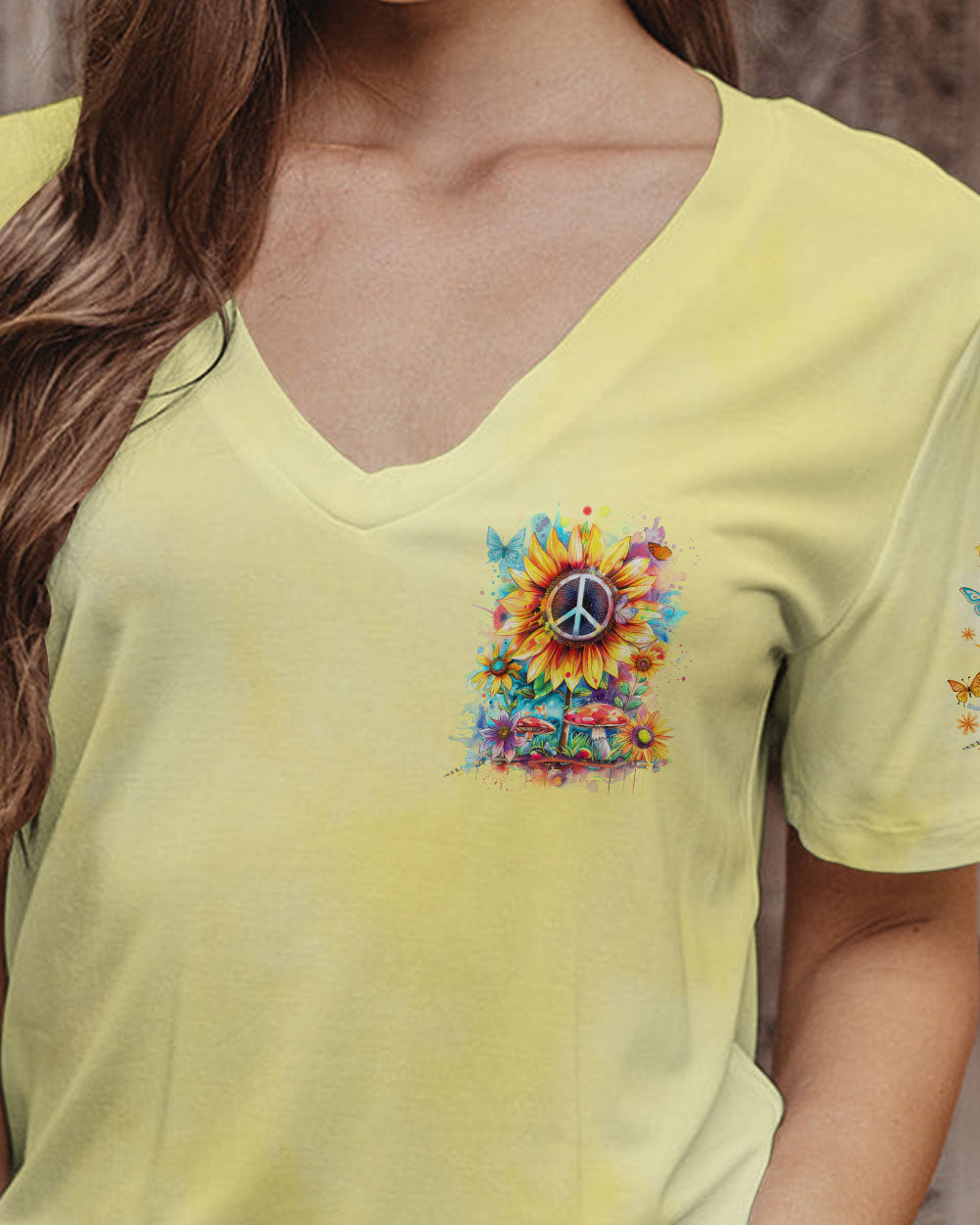 BE A SUNFLOWER ALL OVER PRINT - TLNO1308241