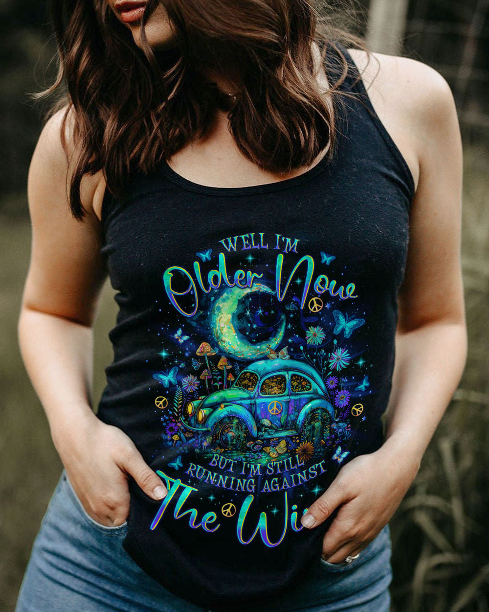 RUNNING AGAINST THE WIND CAR ALL OVER PRINT - TLNO1311244
