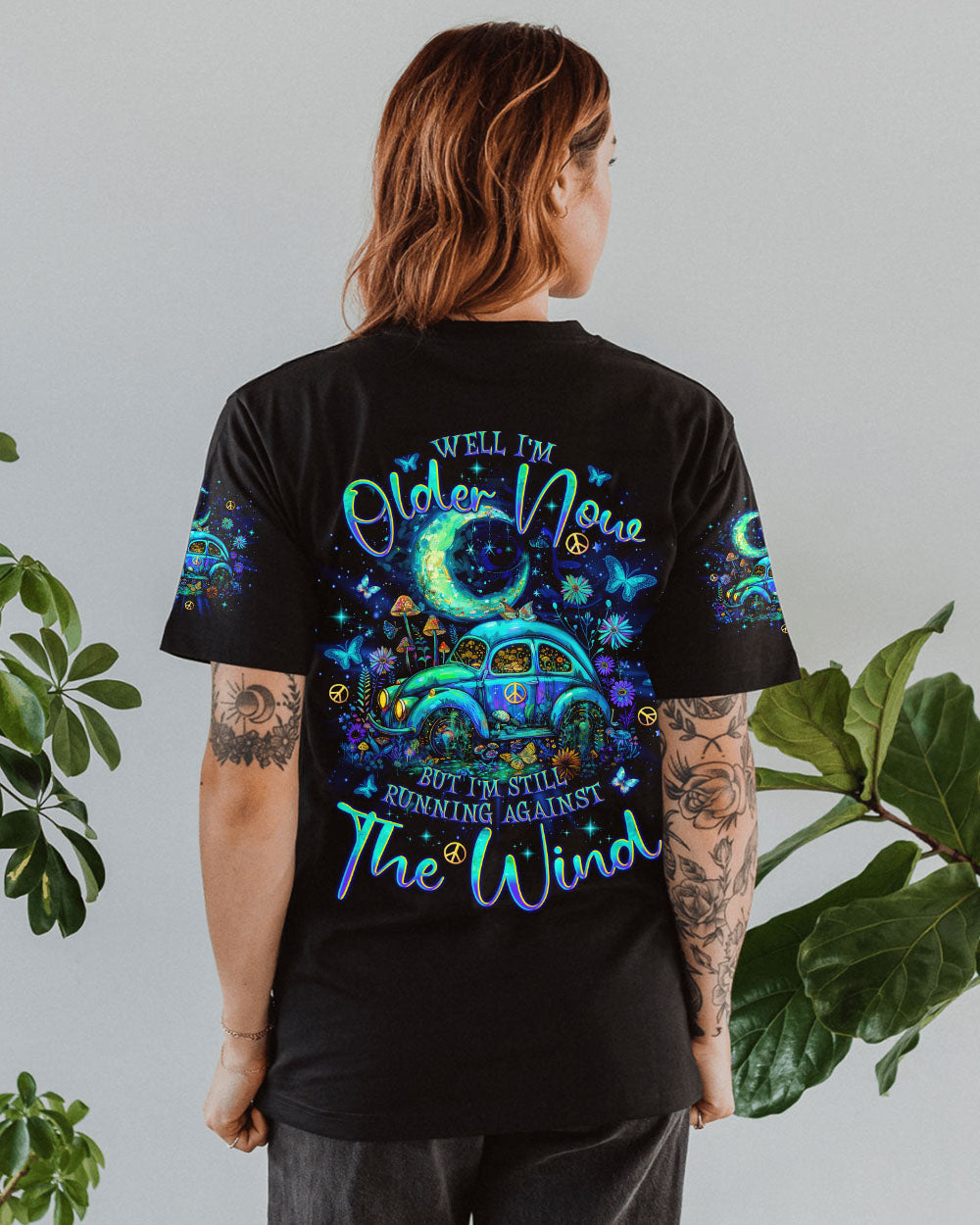 RUNNING AGAINST THE WIND CAR ALL OVER PRINT - TLNO1311244