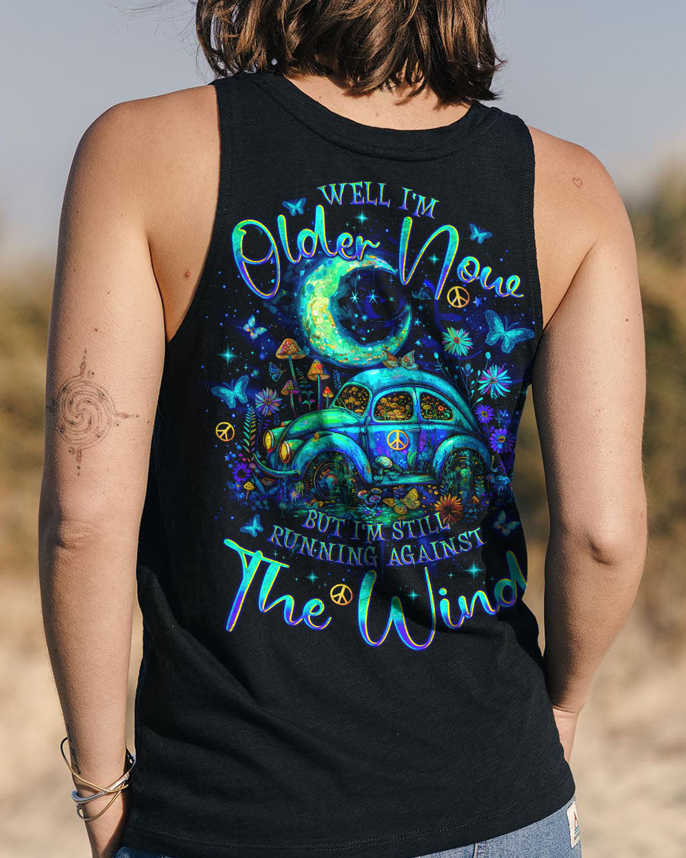 RUNNING AGAINST THE WIND CAR ALL OVER PRINT - TLNO1311244