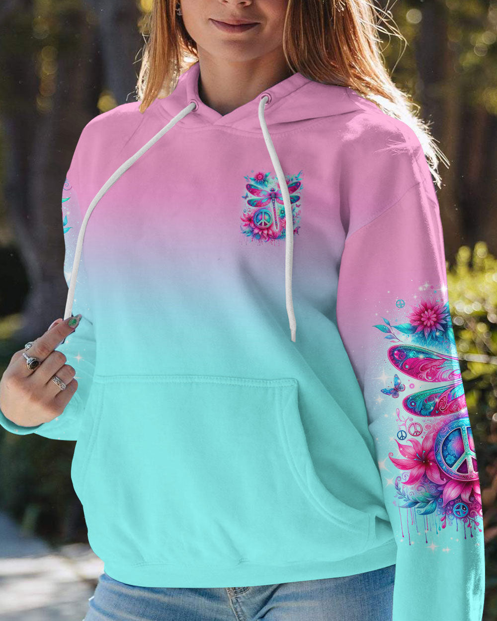YOU DON'T HAVE TO BE ANYTHING DRAGONFLY ALL OVER PRINT - TLNO1312231