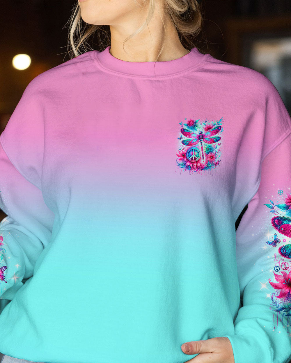 YOU DON'T HAVE TO BE ANYTHING DRAGONFLY ALL OVER PRINT - TLNO1312231