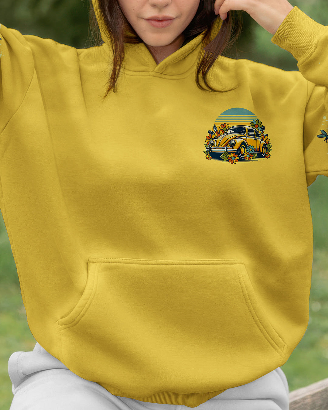 RUNNING AGAINST THE WIND RETRO CAR ALL OVER PRINT  - TLNO1312251