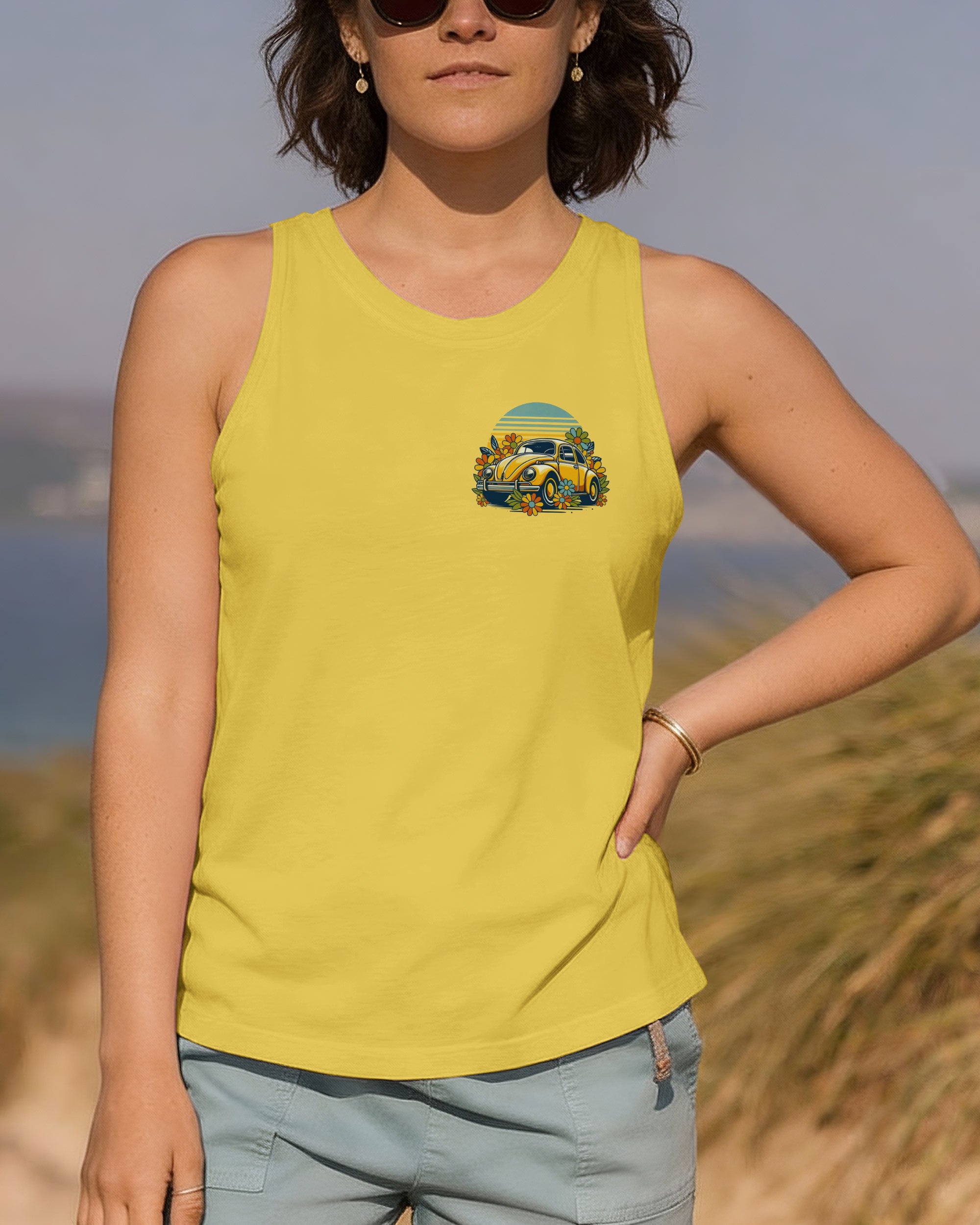 RUNNING AGAINST THE WIND RETRO CAR ALL OVER PRINT  - TLNO1312251