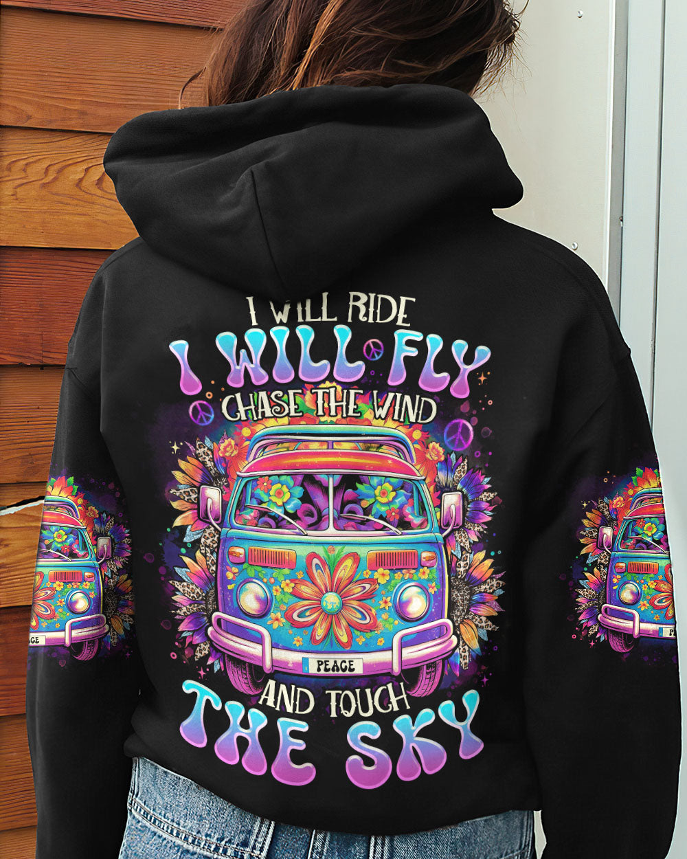 I WILL RIDE I WILL FLY ALL OVER PRINT - TLNO1406232