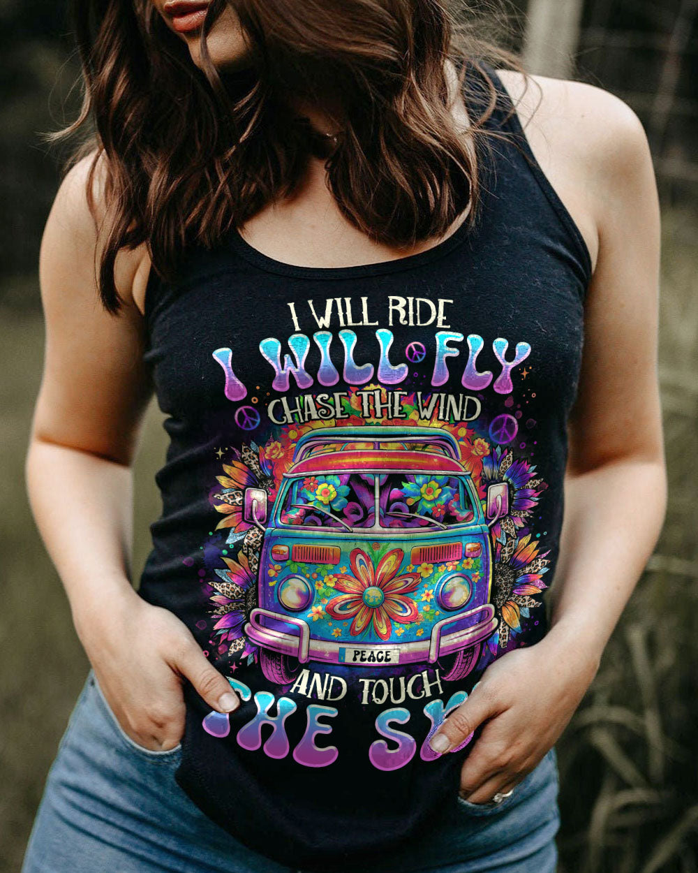 I WILL RIDE I WILL FLY ALL OVER PRINT - TLNO1406232