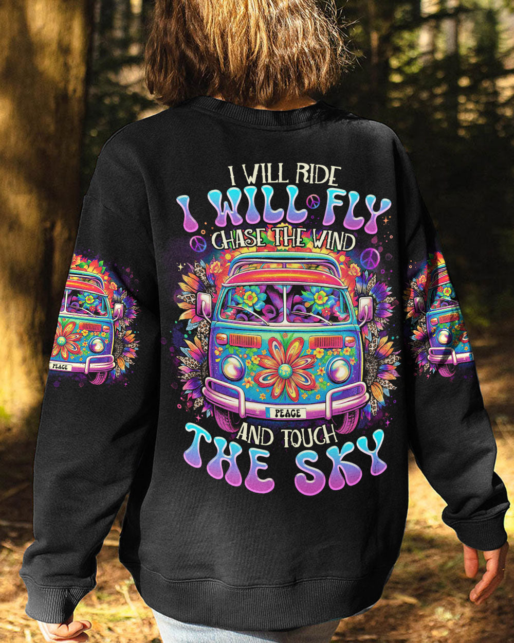 I WILL RIDE I WILL FLY ALL OVER PRINT - TLNO1406232