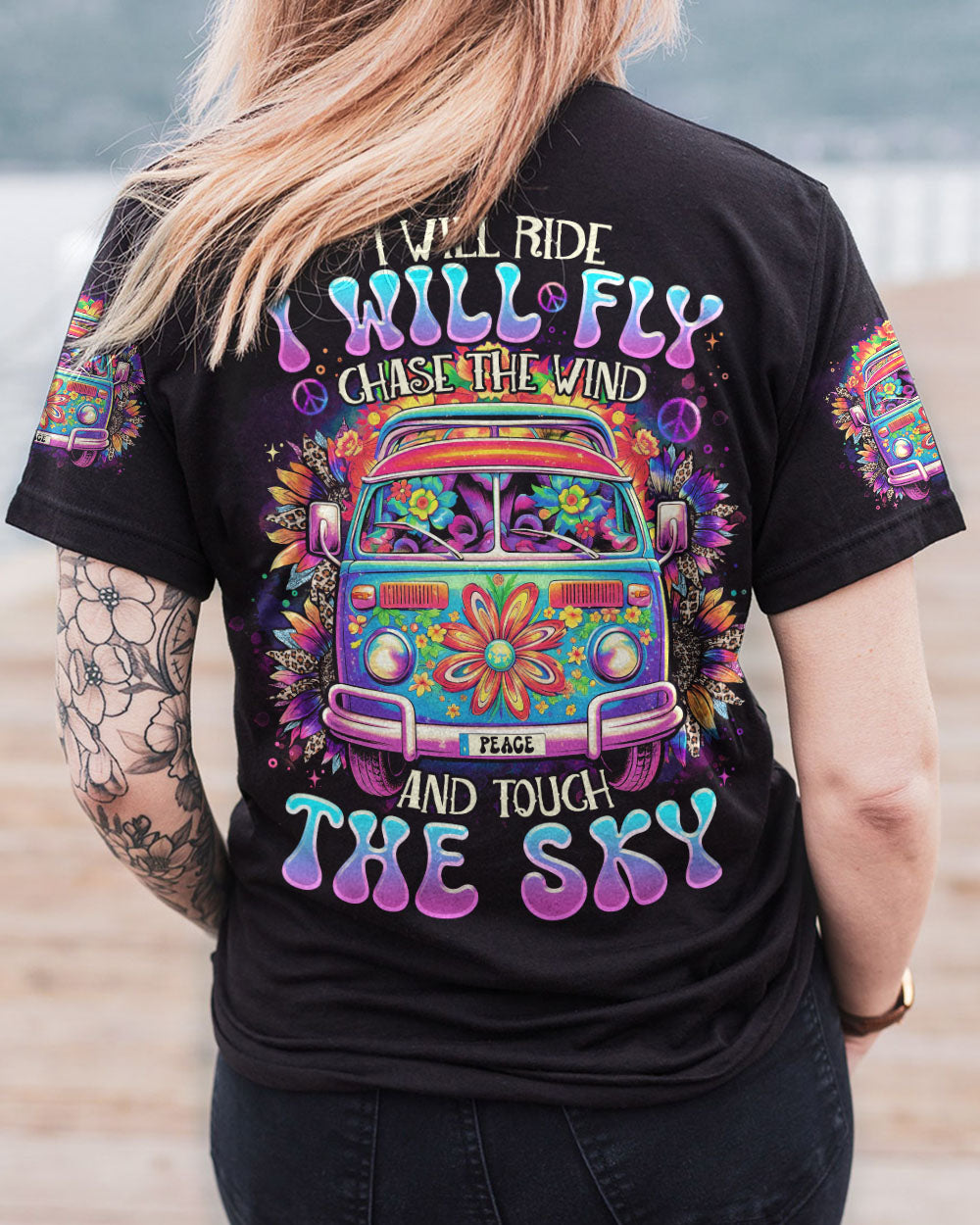 I WILL RIDE I WILL FLY ALL OVER PRINT - TLNO1406232