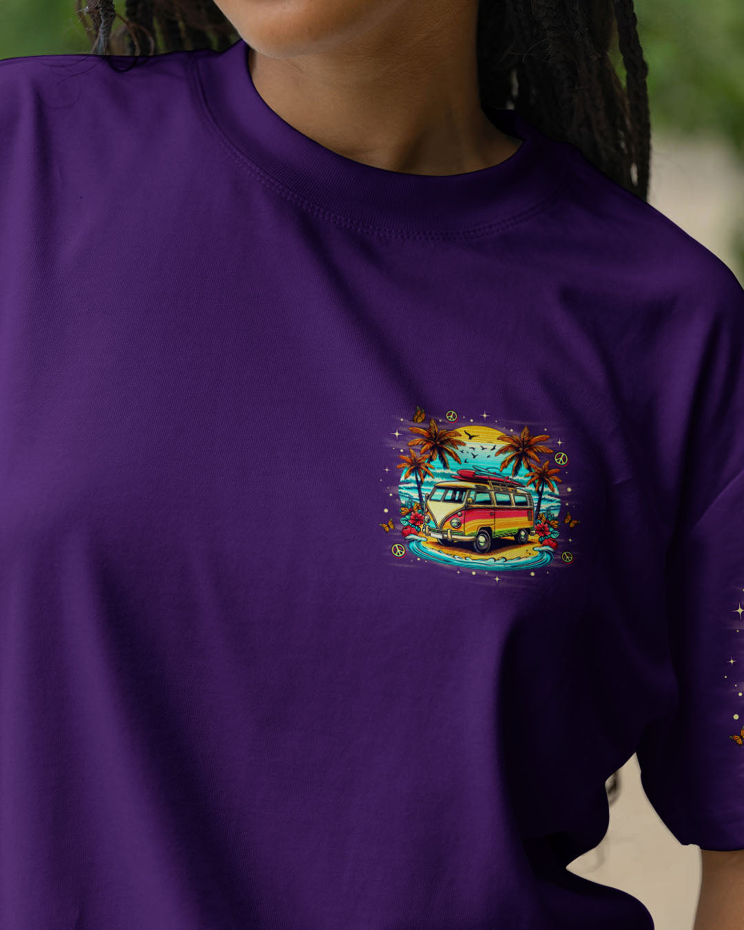RUNNING AGAINST THE WIND BEACH BUS TIE DYE ALL OVER PRINT - TLNO1411251