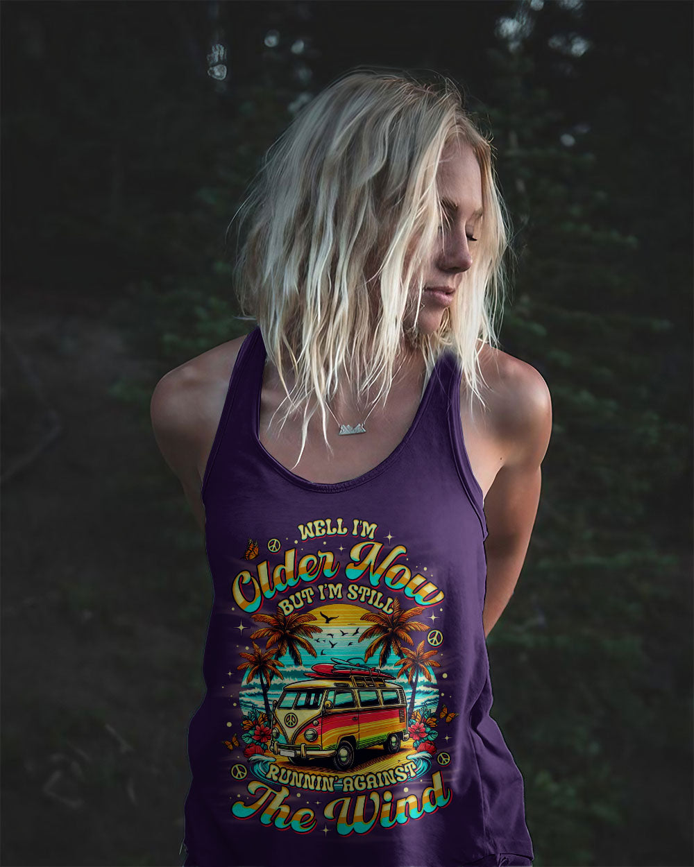 RUNNING AGAINST THE WIND BEACH BUS TIE DYE ALL OVER PRINT - TLNO1411251