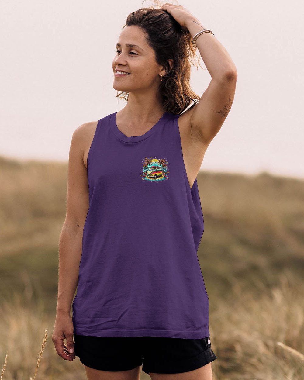RUNNING AGAINST THE WIND BEACH BUS TIE DYE ALL OVER PRINT - TLNO1411251