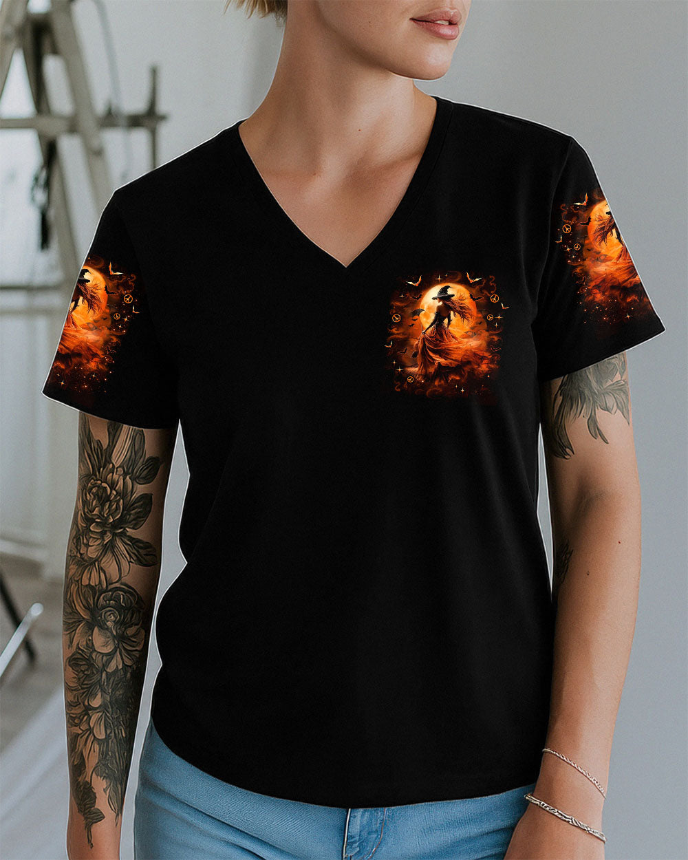 SPIRIT OF A WITCH HALLOWEEN ALL OVER PRINT - TLNO1507252