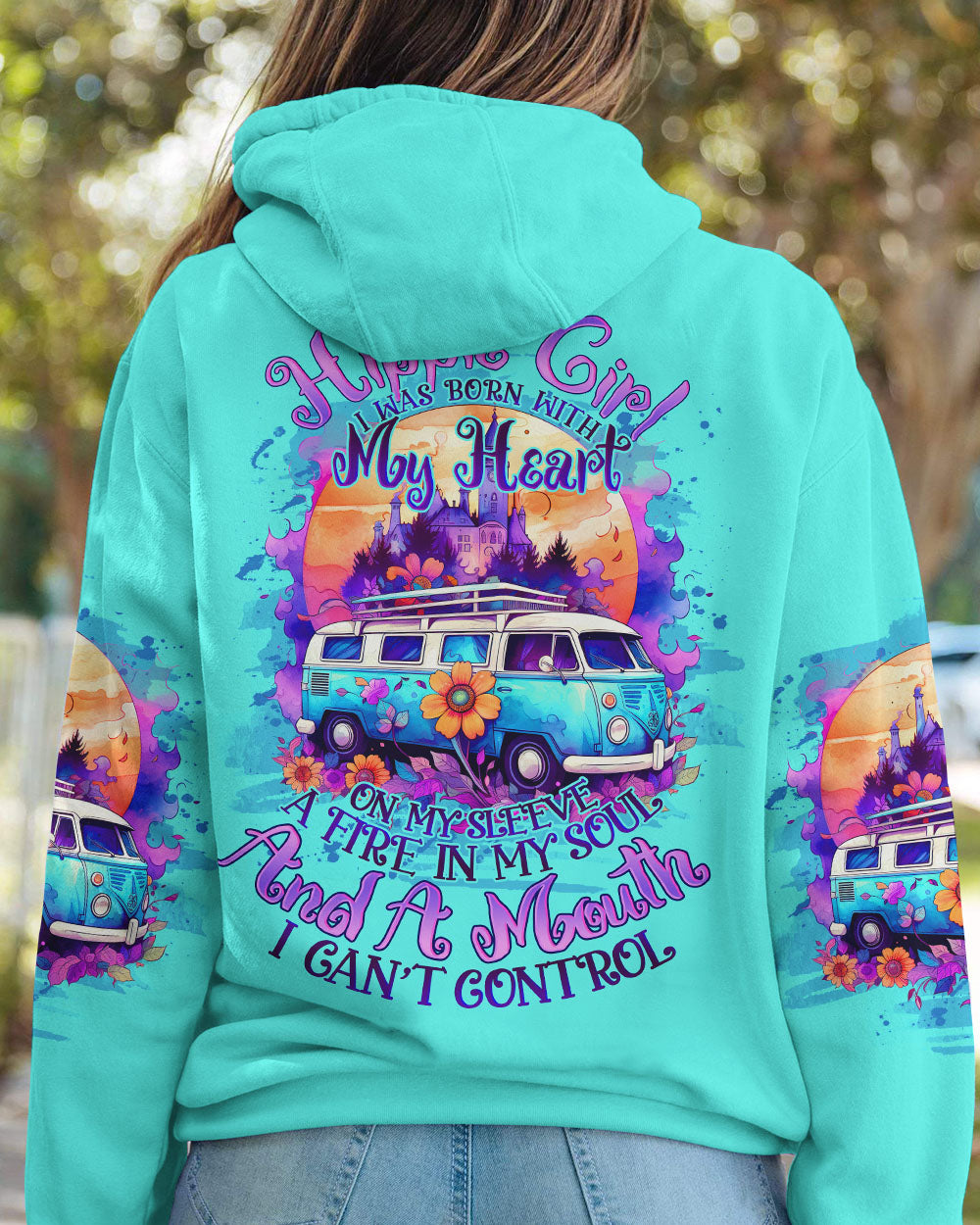 I'M A HIPPIE GIRL ALL OVER PRINT - TLNO1508232