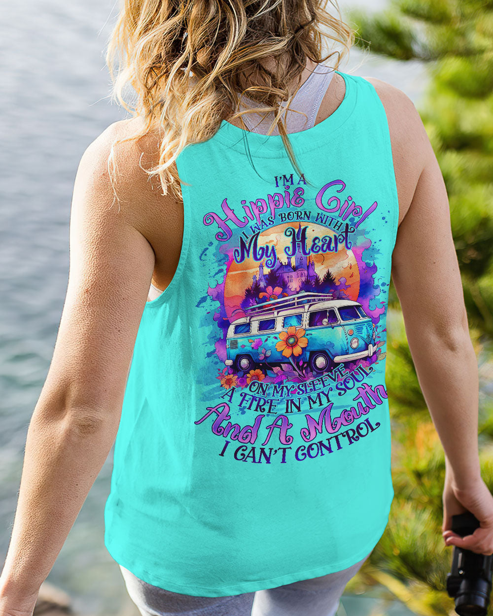 I'M A HIPPIE GIRL ALL OVER PRINT - TLNO1508232