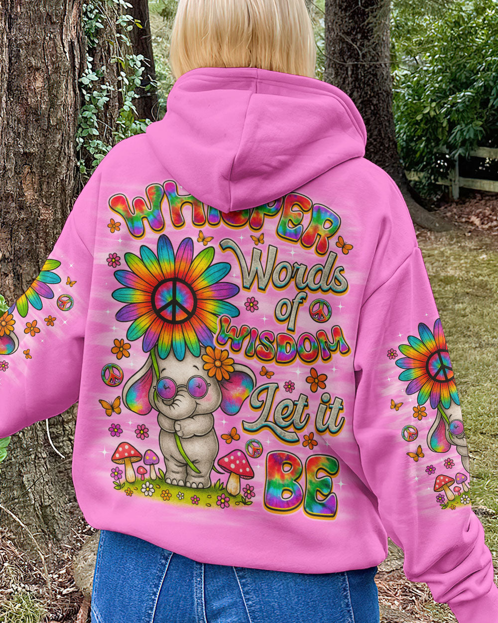 WHISPER WORDS OF WISDOM LET IT BE ELEPHANT ALL OVER PRINT  - TLNO1508251