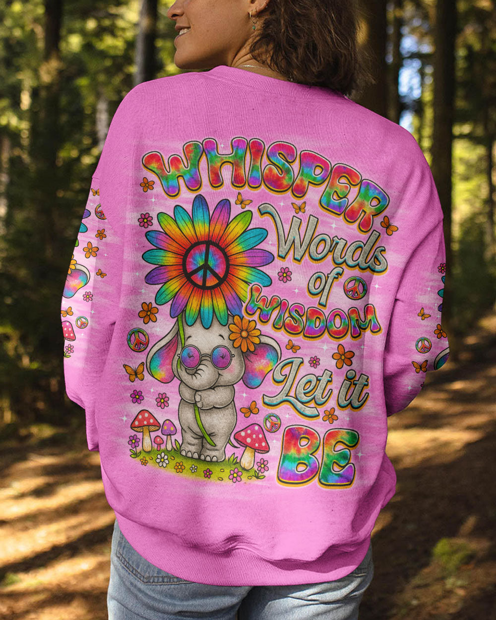 WHISPER WORDS OF WISDOM LET IT BE ELEPHANT ALL OVER PRINT  - TLNO1508251