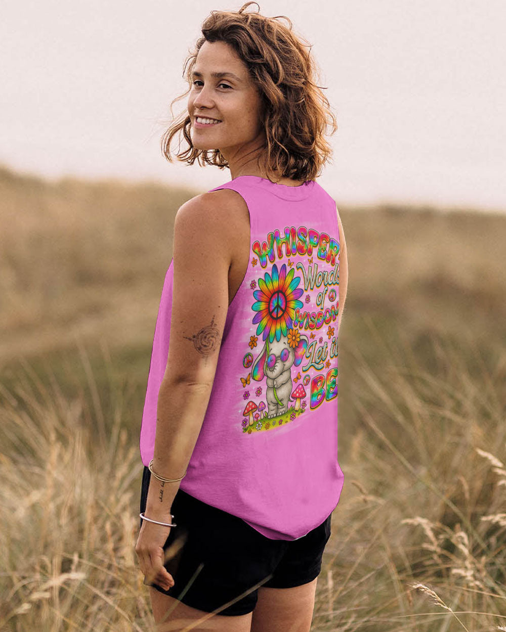 WHISPER WORDS OF WISDOM LET IT BE ELEPHANT ALL OVER PRINT  - TLNO1508251