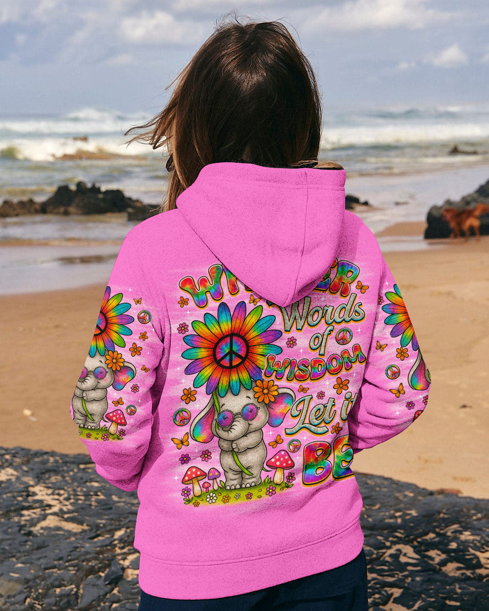 WHISPER WORDS OF WISDOM LET IT BE ELEPHANT ALL OVER PRINT  - TLNO1508251