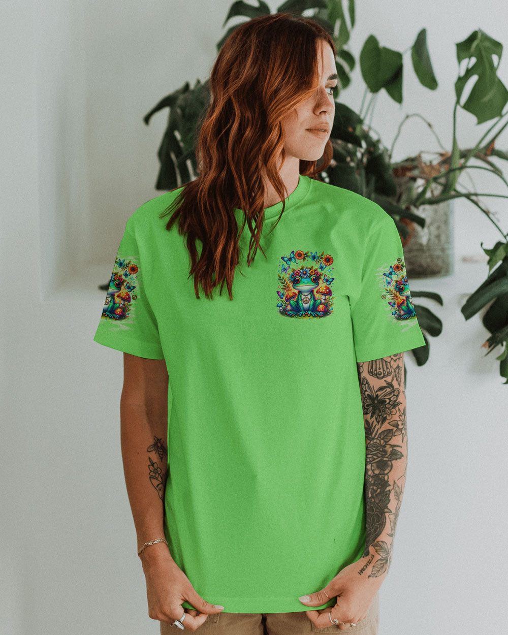 BE YOURSELF FROG ALL OVER PRINT - TLNO1602241